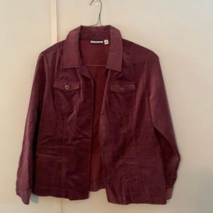 Like New Burgundy Blazer